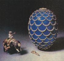 Пасхальное яйцо 'Сосновая шишка'.