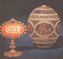 Яйцо с мозаикой.
